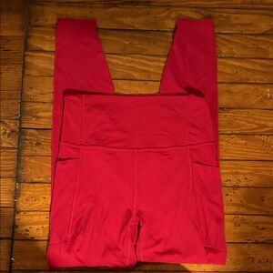 All Motion Red Leggings